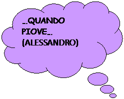 Fumetto 4: …QUANDO PIOVE…   (ALESSANDRO)  